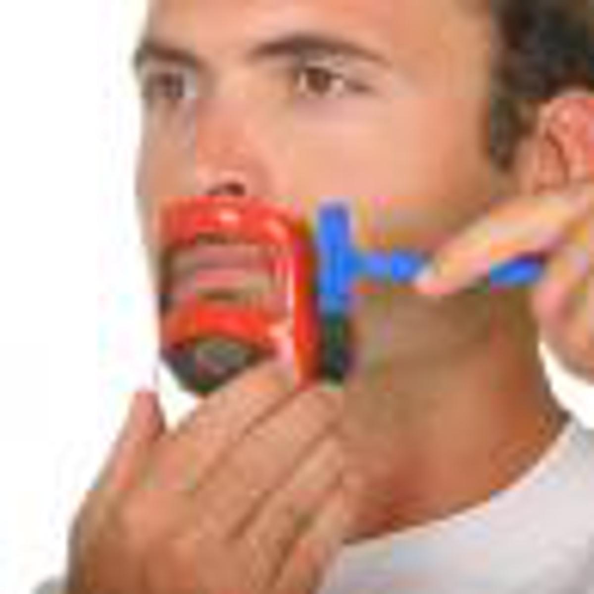 Men Neckline Beard Goatee Shaving Template Ruler DIY Trimming Shaping Guide Tool