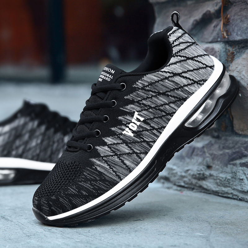 Voit/Water Air Cushion Running Shoes Men's Shoes Sports Shoes Fly Woven Mesh Summer Shoes Women's Shock-Absorbing Casual Running Shoes. 