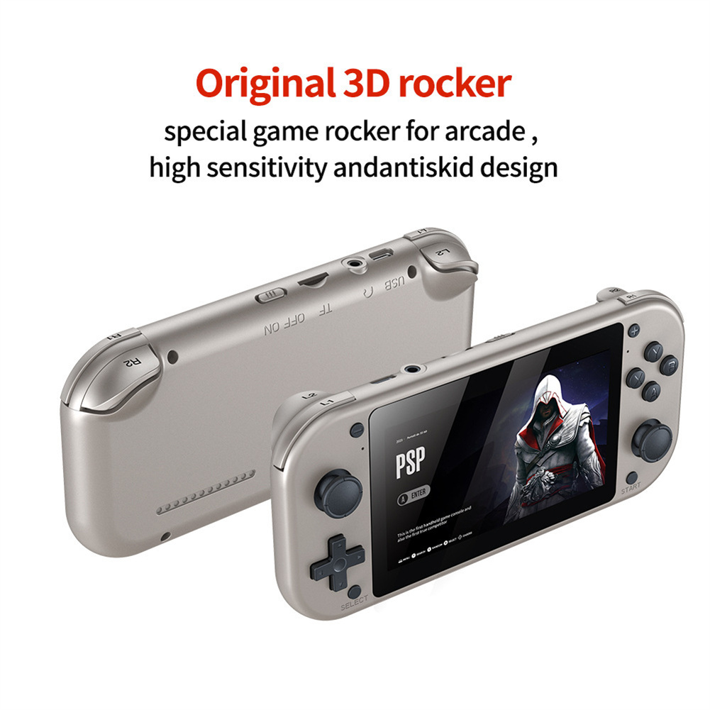 Qiunery 4.3 Inch Video Game Console With Built In 20000+ Games Games 1500MAH Battery Game Console 4K HD Video Nostalgic Game Controller 3D Joystick Console For Kids Men Women. 