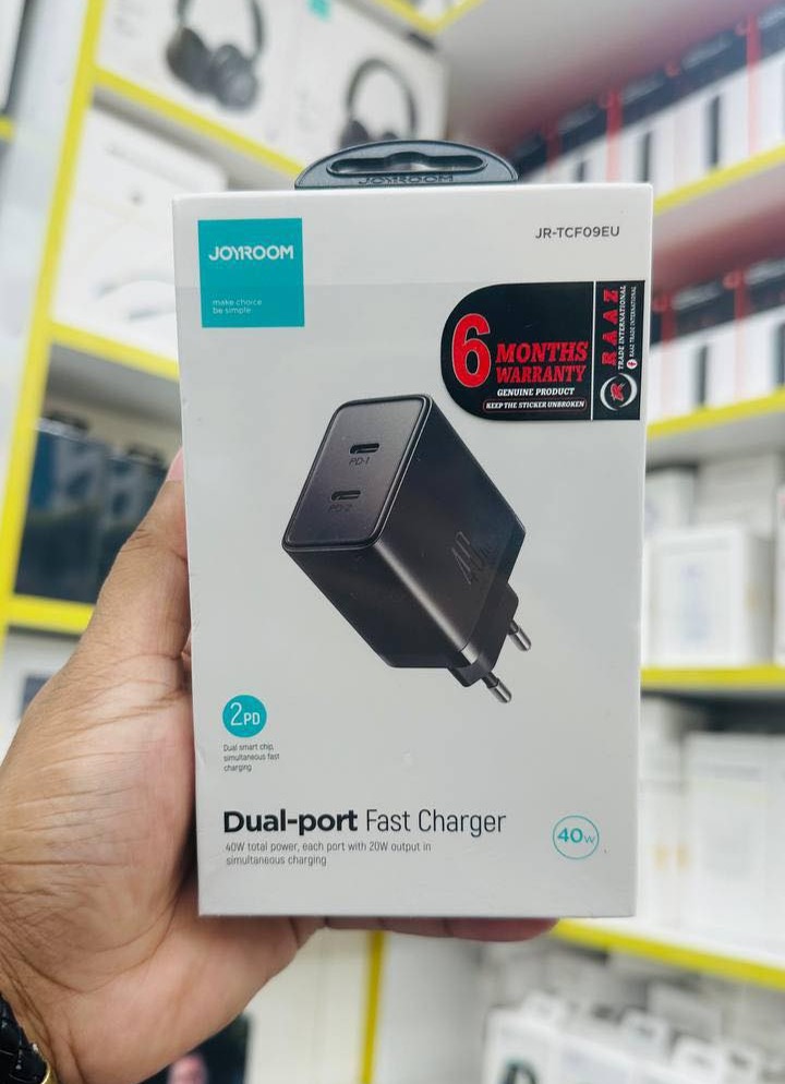 Joyroom JR-TCF09 2x USB-C 40W Fast Charger