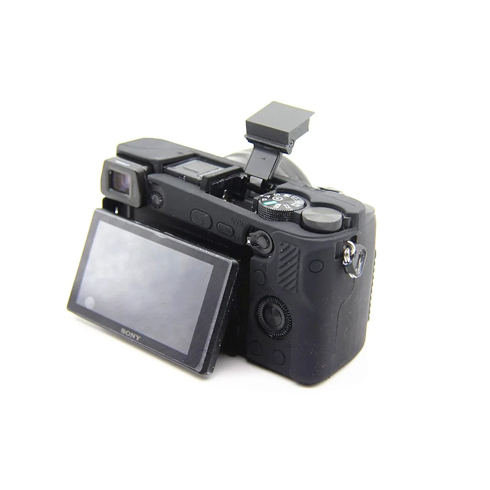 Soft Silicone A6000 Camera case Armor Skin Protector case for Sony Alpha 6000 A6000 Camera Bag. 