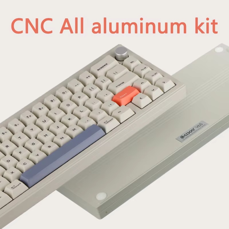 Cidoo V65 V2 Customized Gasket Aluminum Tuotuo Mechanical Keyboard Bluetooth Wireless Via Portable Hot Plug 65 Office Games Gift. 