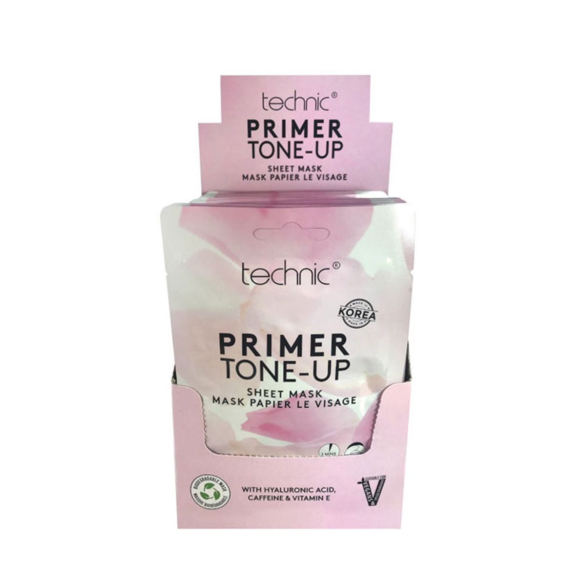 Technic Primer Tone-Up Sheet Mask 23g  UK. 