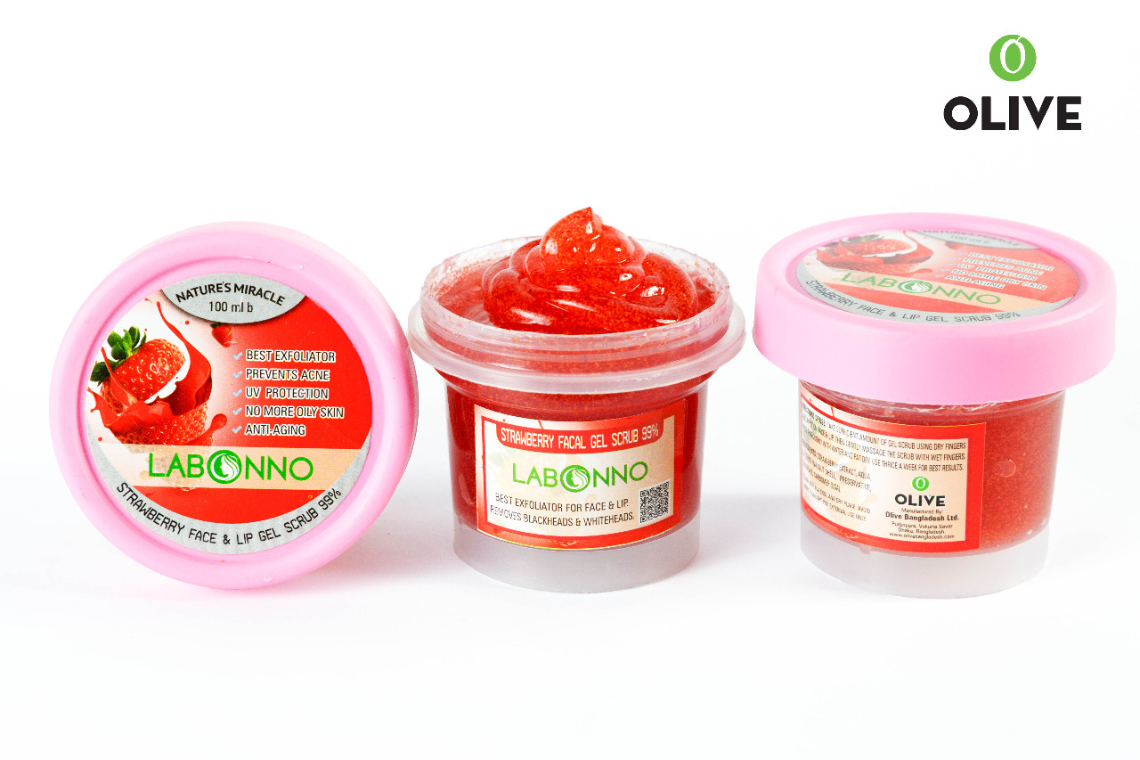 LABONNO PREMIUM STRAWBERRY SOOTHING GEL SCRUB