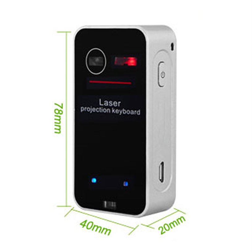 Mini Portable Laser Virtual Projection Keyboard And Mouse To For Tablet Pc. 