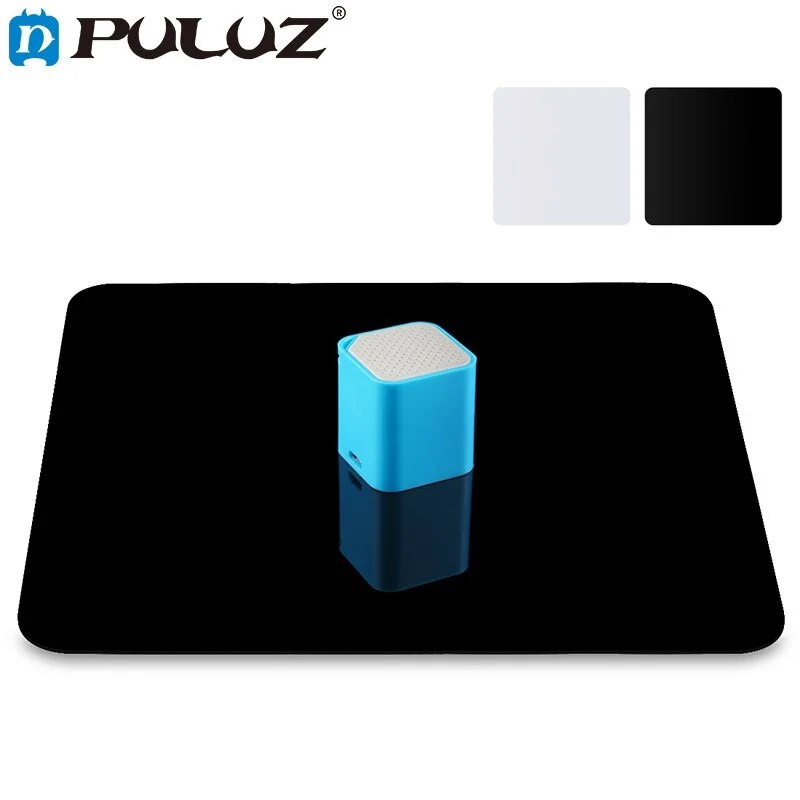 Photography Acrylic Reflective Display Table Background Board For Desktop photography Black White Double Sides 20cm/30cm/40cm. 