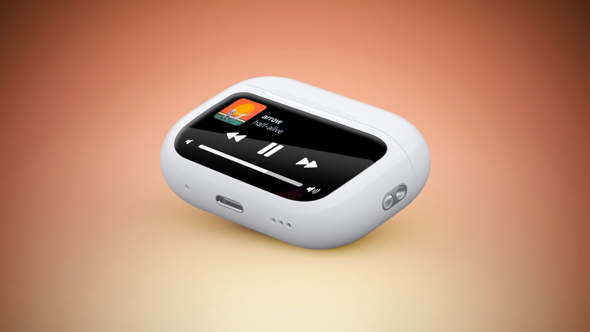 Airpods A9 pro Touch Screen Display with ANC ENC. 