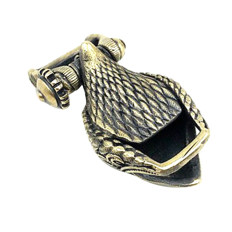 Outdoor Tool DIY Accessories for Bracelet Weaving Paracord Multifunction Buckle Brass Eagle Head