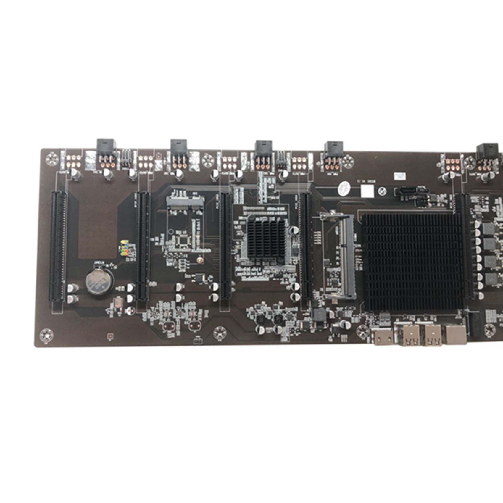 2X HM65 BTC Mining Motherboard 8XPCIE 16X Graphics Card Slot DDR3 Memory Slot Support RX GTX10 GTX20 GTX30 Series. 