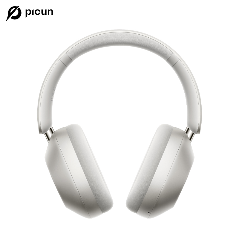 Picun F6 Active Noise Cancelling Bluetooth Headset Hi-Res ANC Head Tracking 3D Audio Wireless Headphones APP Control Low Latency. 