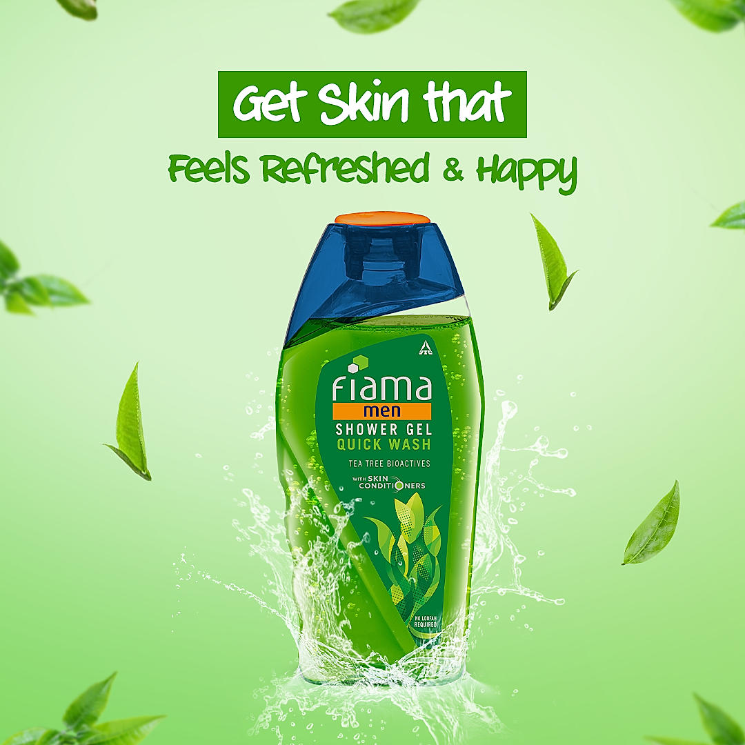 Buy Quick Wash Men Shower Gel, 250 ml Online at Fiama | FDQWSG250