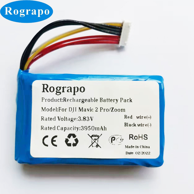 100% New 3.83V 3950mAh 623758-1S2P Replacement Battery For DJI Mavic 2 Pro , Mavic 2 Zoom, RC1A Remote Controller Battery