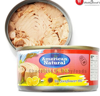 2pcs -American Natural Chunk Tuna 185g (pack of 2)