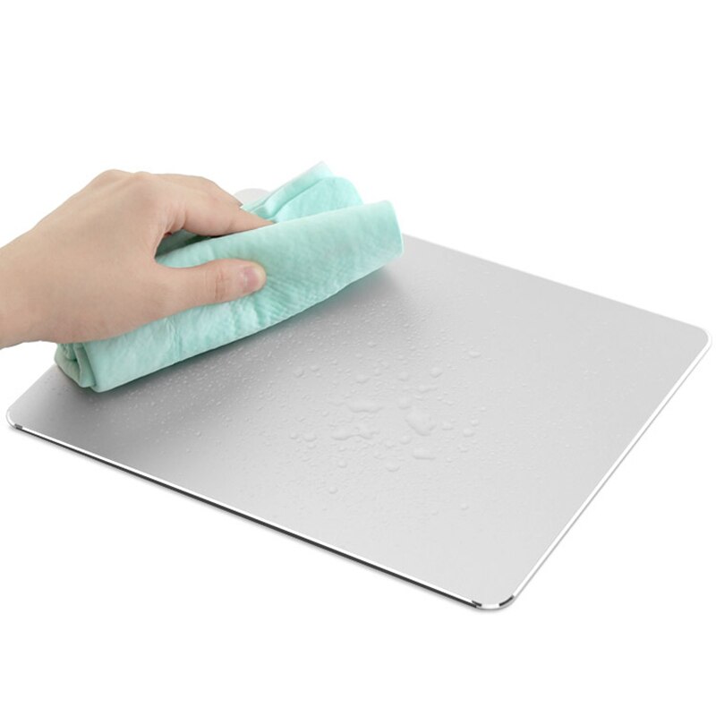 HXSJ Metal Mouse Pad Mat Hard Smooth Matte Thin Non-Slip Waterproof Fast and Accurate Control Mousepad for Office Home. 