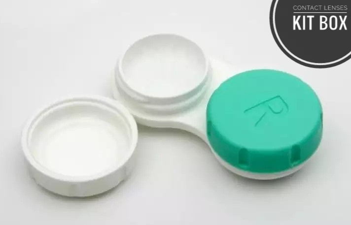 Freshlook Misty Gray Color Contact Lens with kit box.1 pair Freshlook Colorblends Color contact lens For Eyemakeup/eyefashion. Frehlook Colorblensd Series #mistygray. 