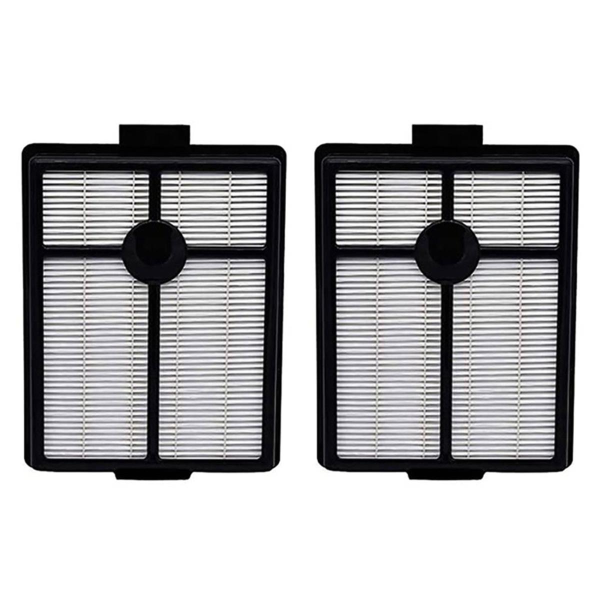 2Pcs Hepa Filter Kits for Rainbow Rexair E Series Version Filter Series - Black & White