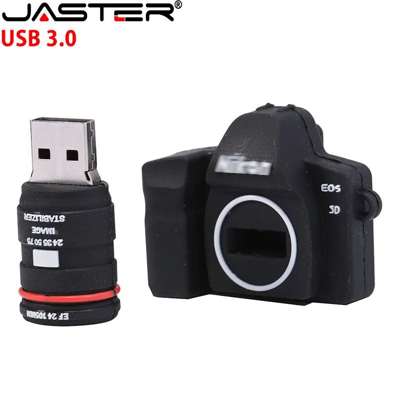 JASTER USB Flash drive Camera Shape Memory Stick thumb photography gifts Pen drive 64GB 32GB 16GB Photograph Pendrive U disk. 