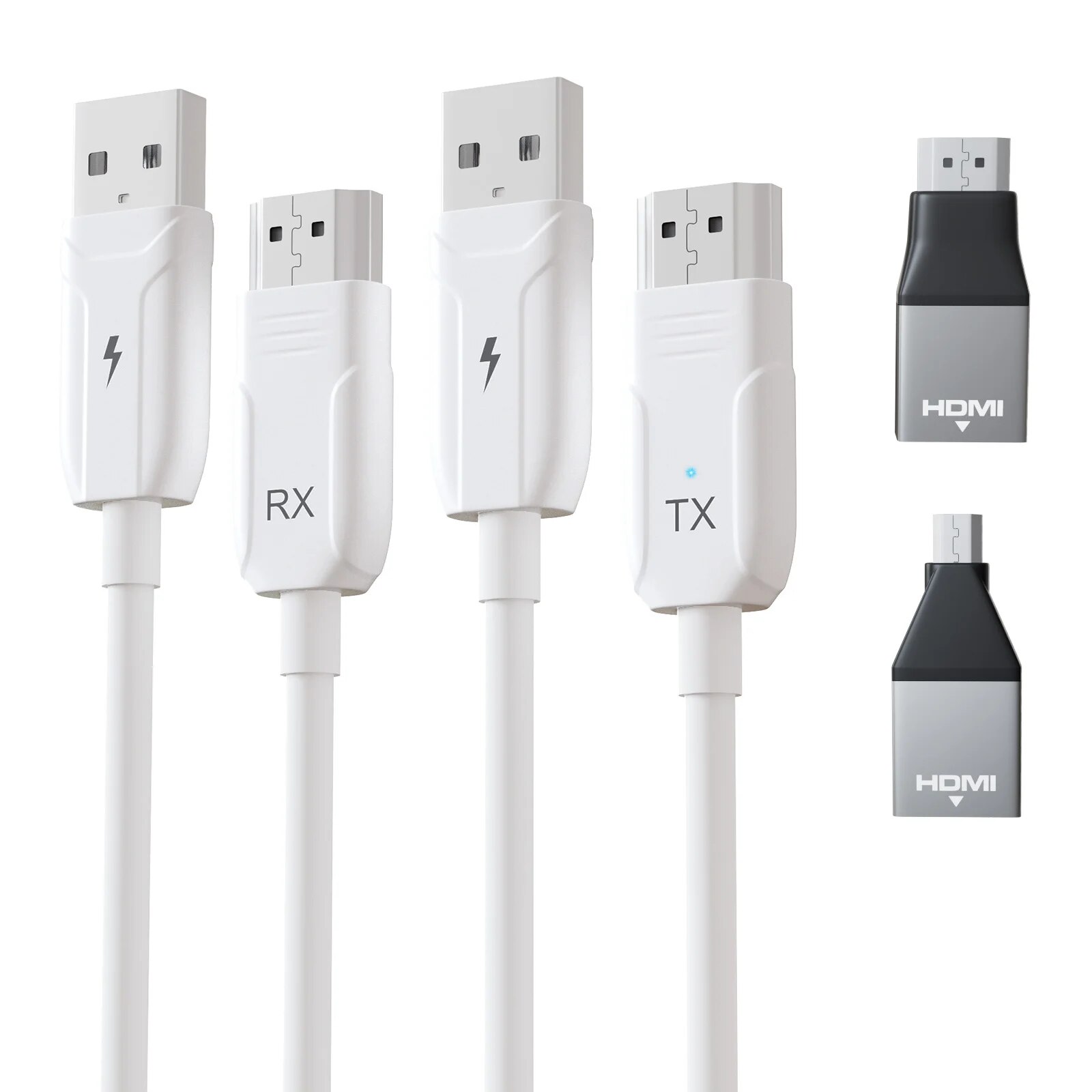 Wireless HDMI Transmitter and Receiver Cable 1080P Video/Audio 5G HDMI Wireless Extender for Laptop/Camera/Phone/Projector/TV. 