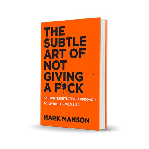 THE SUBTLE ART OF NOT GIVING A FCK by Mark Manson - Yellow - Paperback. 