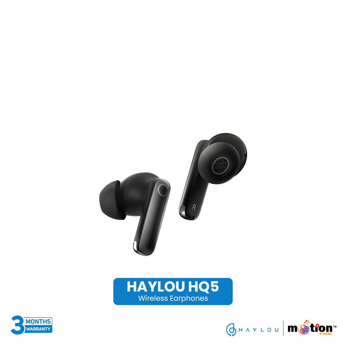 Haylou HQ5 Bluetooth 6.0 With (ANC & ENC) True Wireless Earphones. 