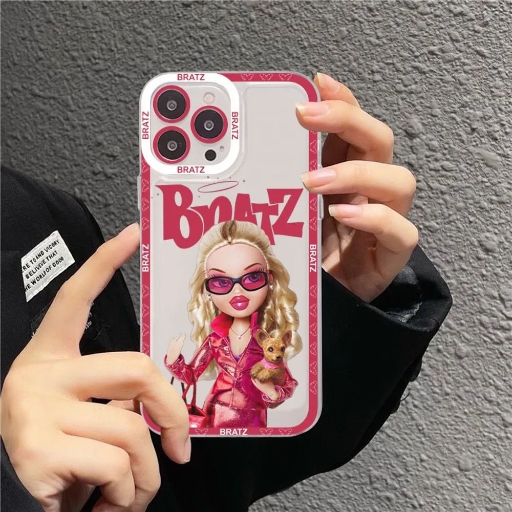 Bratz Doll Phone Case For IPhone 11 12 13 14 Mini Pro Max XR X XS TPU Clear Case. 