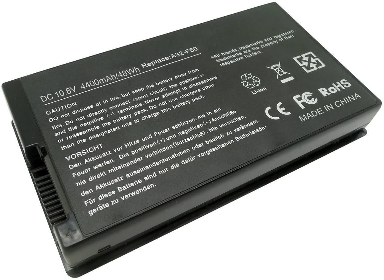 Battery Asus F80  Compatible with F Series F80  F80 Series ?  F80A  F80Cr  F80H ? ? ?  F80L  F80Q  F80S  F81  F83 X Series X61  X61 Series ?  X61GX  X61S  X61SL  X61W  X61Z  X61Z ? ? ?  X80  X82  X85  X85 Series ?  X8. 