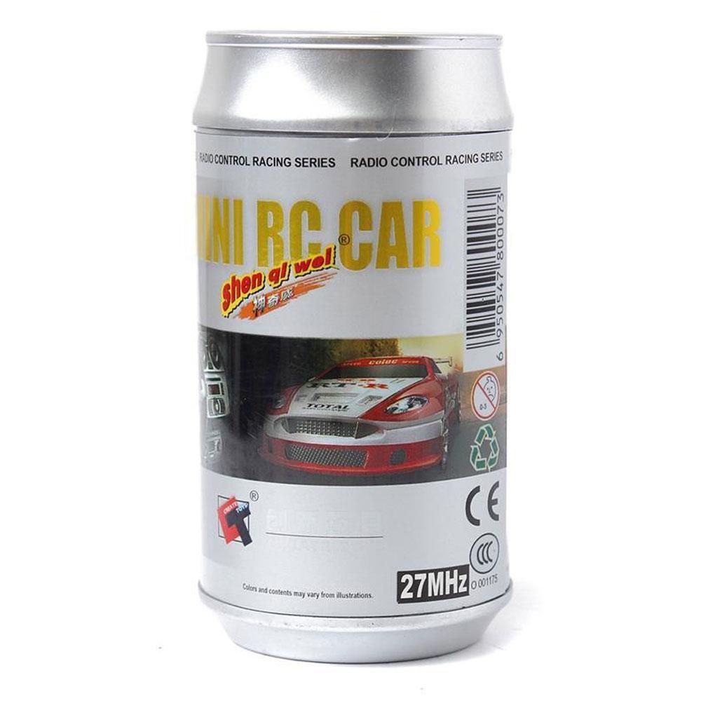 niceEshop 20km/h Coke Can Mini Rc Car Radio Remote Control 1:58 Micro Racing Car 4 Frequencies Toy For Kids Gifts Rc Models. 