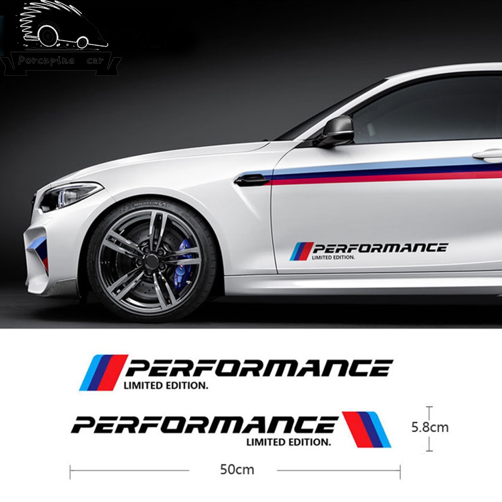【Mary DAI Store】Performance Limited Edition Side Door Sticker For BMW 1 2 3 5 6 7 series X1 X3 X4 X5 X6 F10 F30 Auto Door Sticker. 