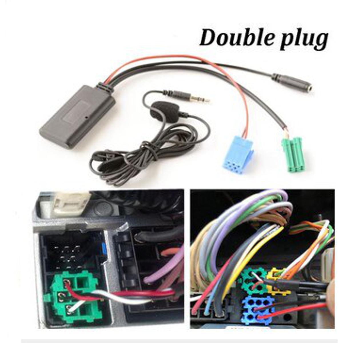 Bluetooth Handsfree Microphone Audio Music AUX Adapter for RENAULT CLIO TWINGO MEGANE Kango Update list CD Radio
