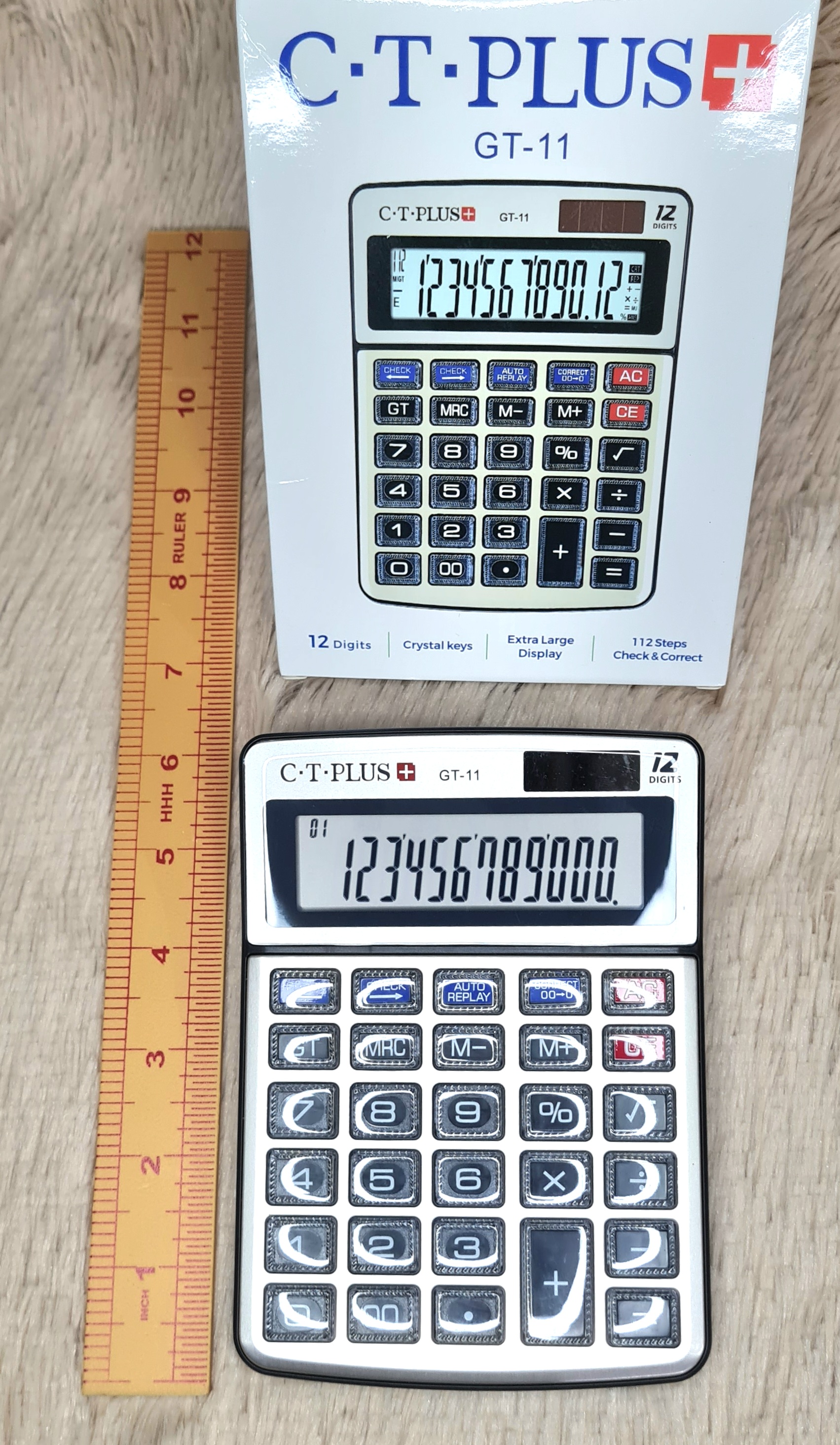 12-Digits Official Desktop Medium Size Calculator GT-11. 