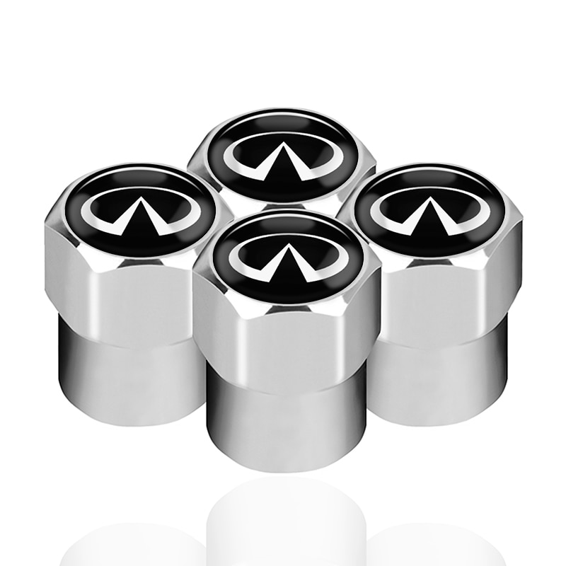【Mary DAI Store】For Infiniti FX35 Q50 Q30 ESQ QX50 QX60 QX70 JX35 G35 G37 Car Tyre Cap Wheel Tire Valve Caps Tire Badge Decoration. 
