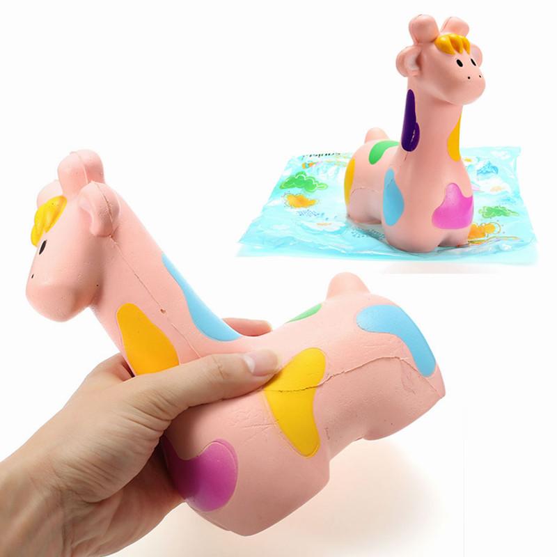 NO NO Squishy Giraffe Jumbo 20cm Slow Rising With Packaging Collection Gift Decor Soft Squeeze Toy. 