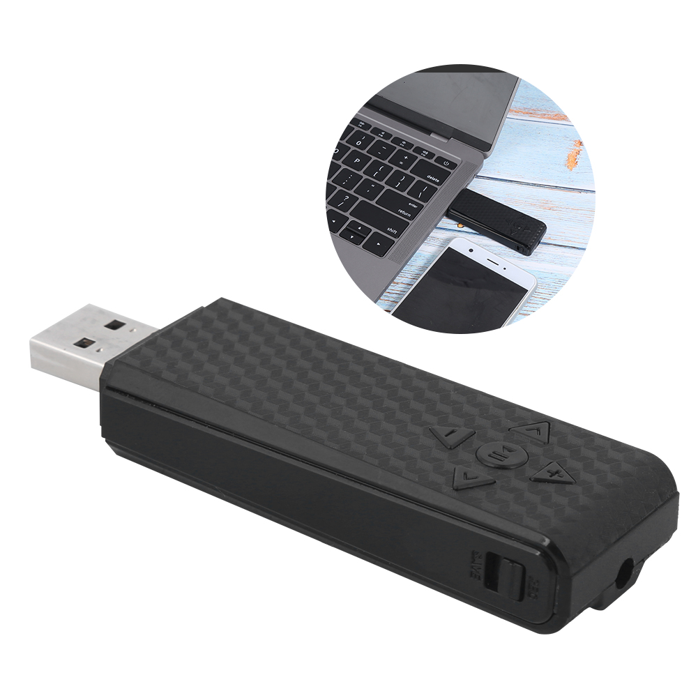 USB Mini Audio Voice Recorder Pen with 3.5mm Headphone Included CL. 