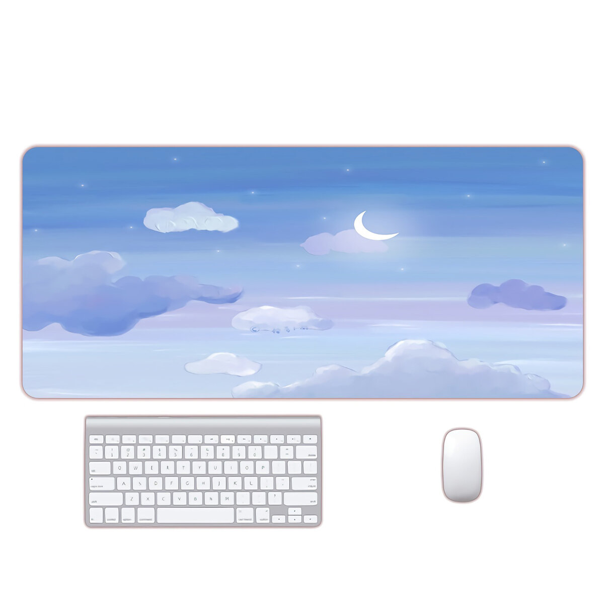 Minimalist mouse pad 800x300 non slip rubber game keyboard pad. 