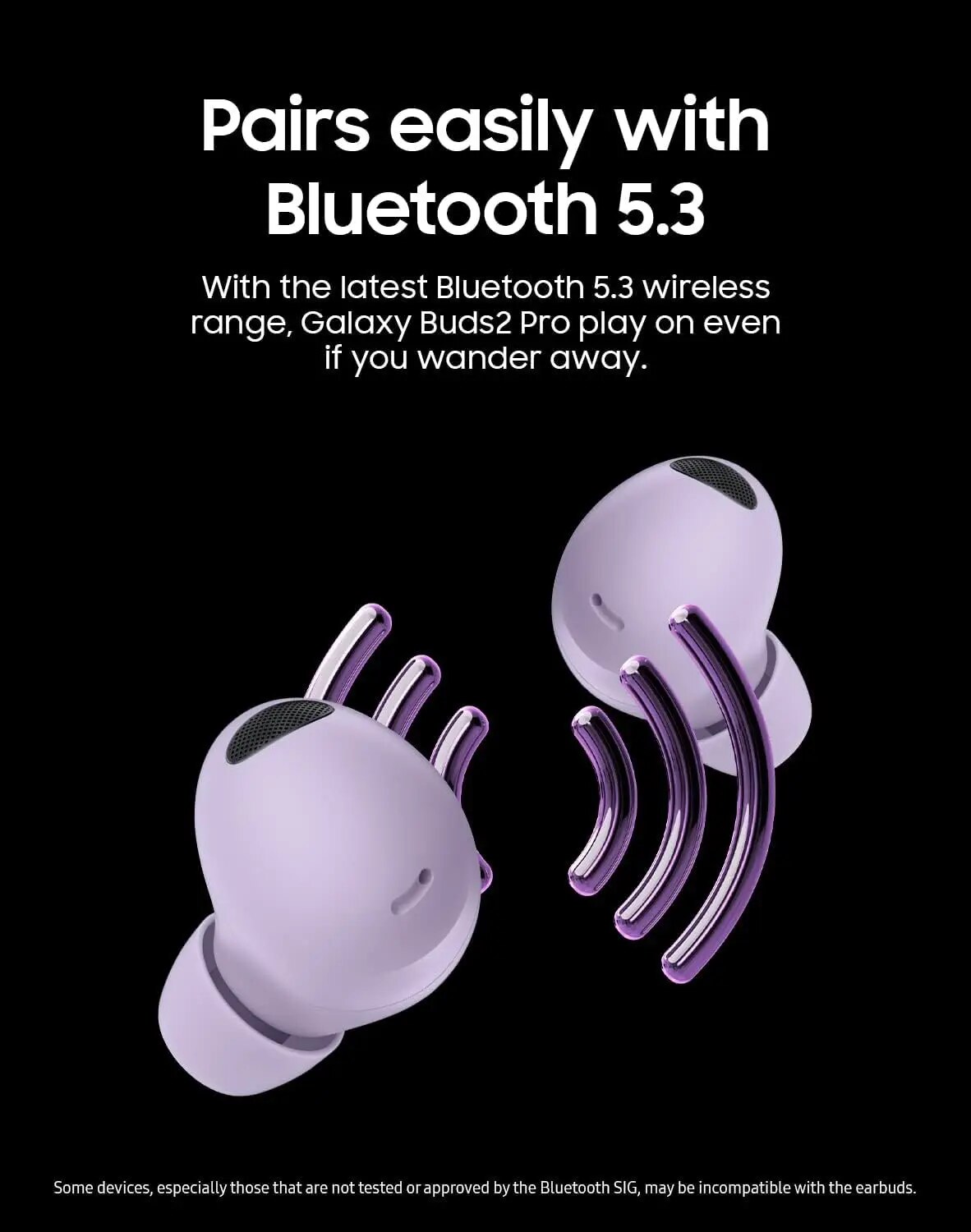 Bluetooth 5.3 Wireless Earphones Earbuds Headset With Mic Buds Pro Buzz 2 Pro Wireless Charging Headphones For Galaxy Buds 2 Pro. 