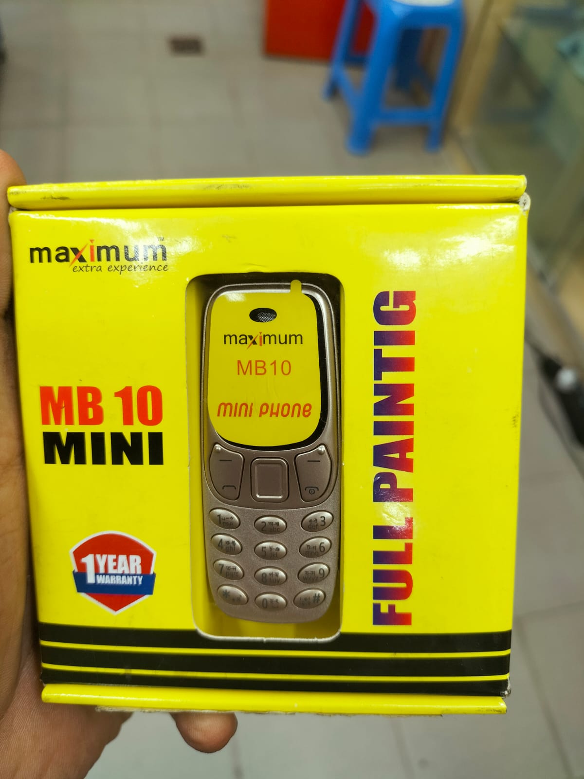 MB10 Mini Feature Phone 1000mAh Auto Call Record. 