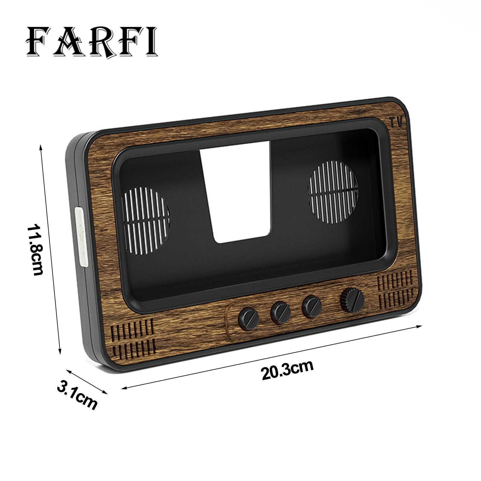 Retro Tv Phone Stand Retro Tv-shaped Phone Stand Portable Universal Desktop Holder less Than Mobile Phone Holder