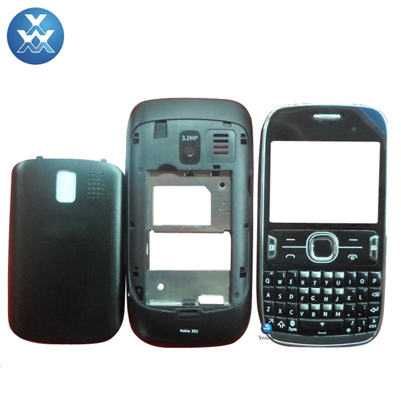 Nokia 302 Front & Back Side Mobile Housing / Casing / Cashing with Body & Keypad. 
