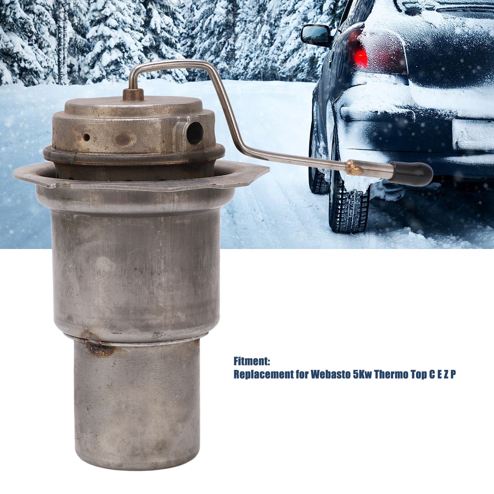 Diesel Burner Unit, 5kw Easy To Install Stable Performance Burner Combustion Chamber Durable 1322849A for Car. 