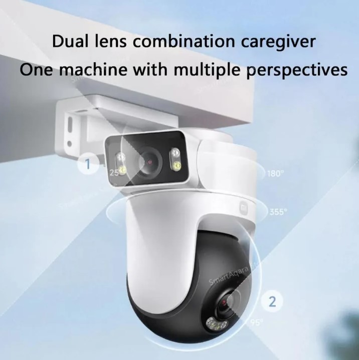 Xiaomi CW500 Outdoor Dual Lens Camera WiFi 6 Full Color Night Vision Security Camera For Mi Home APP. 