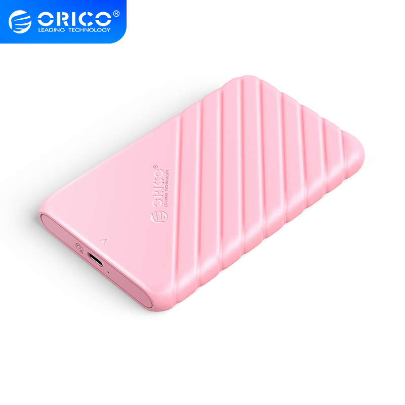 ORICO-25PW1C-C3 2.5 inch USB3.1 Gen1 Type-C Hard Drive Enclosure Type-C to Type-C Cable. 