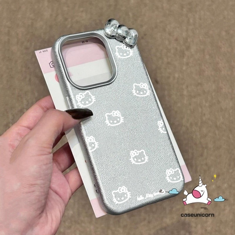 For ITEL A70 P55 Infinix Hot 30i 50i 40i 40 Smart 9 7 8 6 5 Pro Plus Hot 30 10 9 11 Play Tecno Spark 20C GO 1 10C 10 20 Pro Note 30 40Pro Cartoon Cool DIY Bow Doll Hello Kitty Case