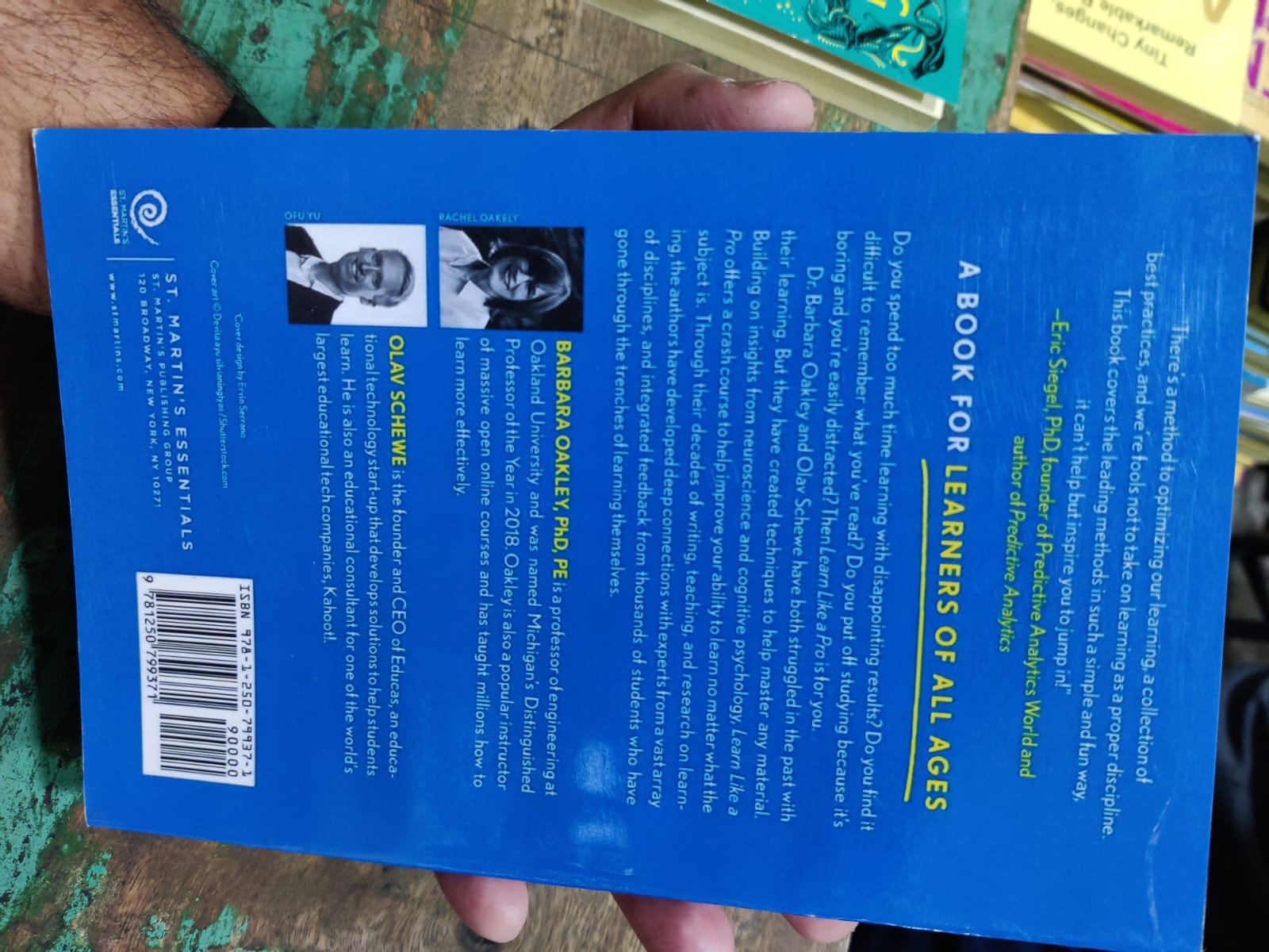 Learn Like a Pro: Science-Based Tools to Become Better at Anything by Barbara Oakley and Olav Schewe. 