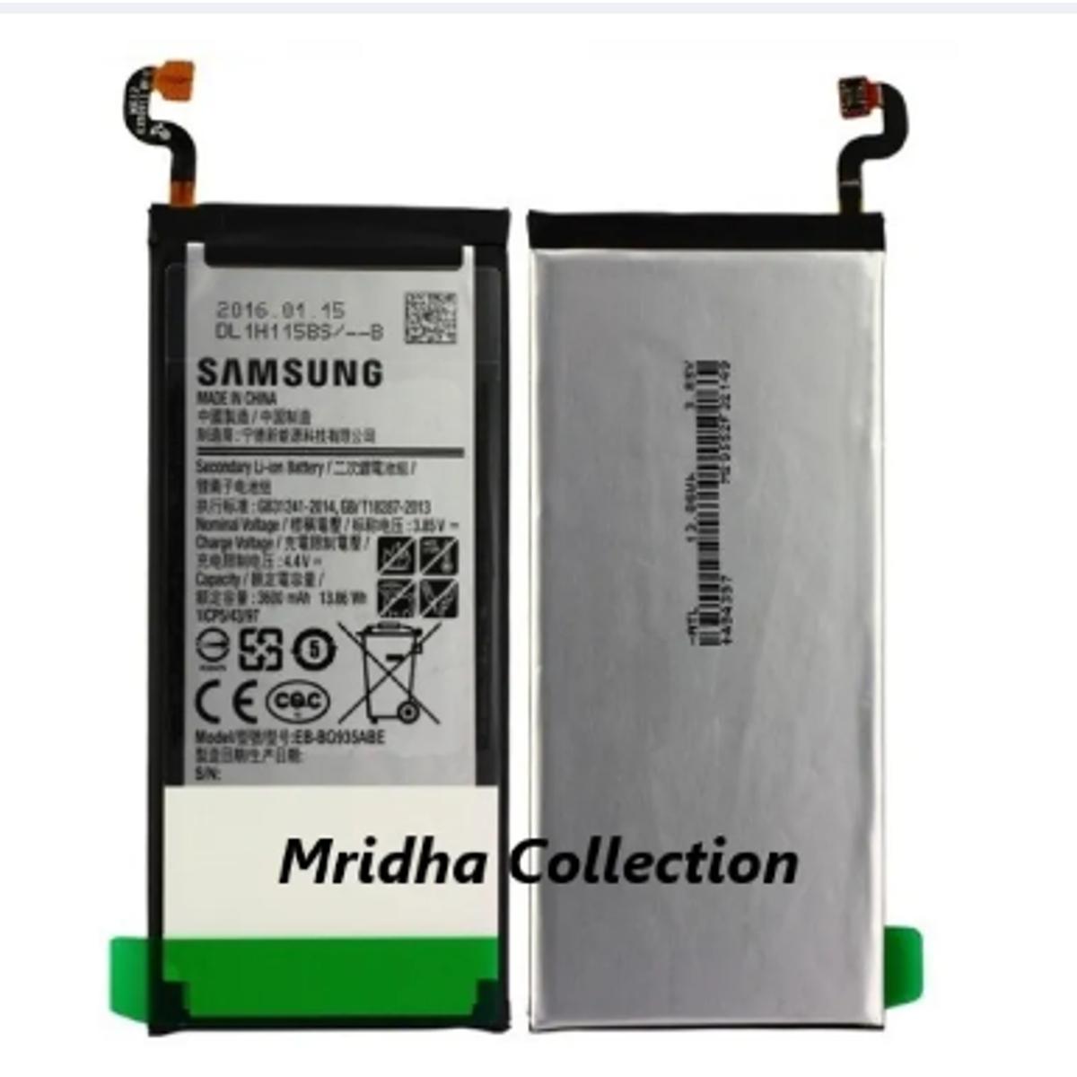 Samsung Galaxy S7 Edge Battery Lithium Polymer Replacement Battery With 3600 mAh Capacity For SM-G935F, SM-G935FD, SM-G935W8, SM-G9350, SM-G935S, SC-02H, SM-G935K, SM-G935L, SM-G935R4, SCV33