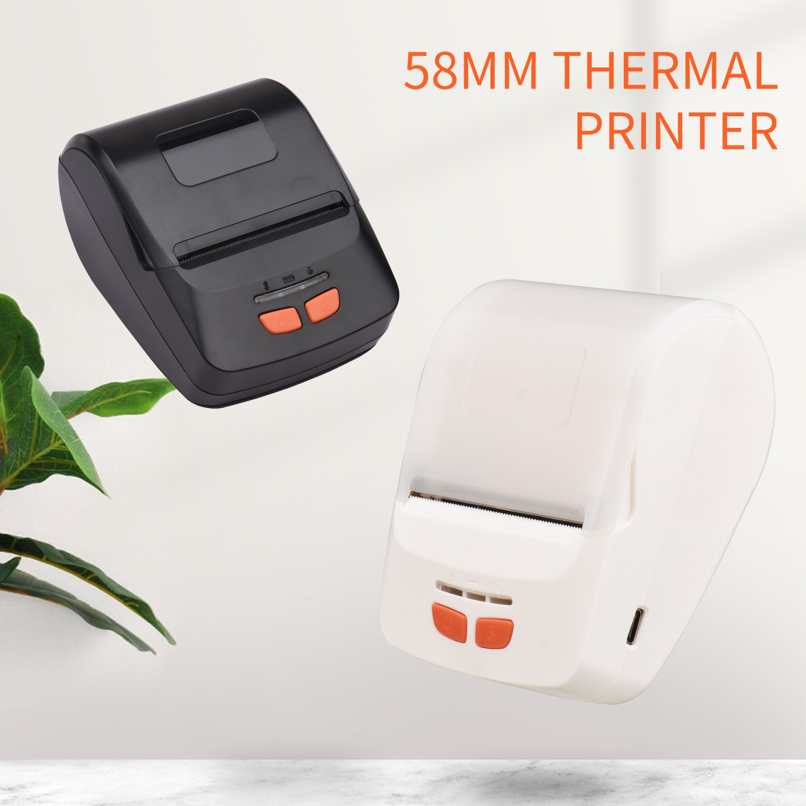 Portable Thermal Receipt Printer - 58mm POS Printer (2-inch) with USB and Bluetooth Support | Compatible with ESC/POS print commands | works seamlessly with Android, iOS, and Windows | Ideal for shops, small businesses, and restaurants | PT230