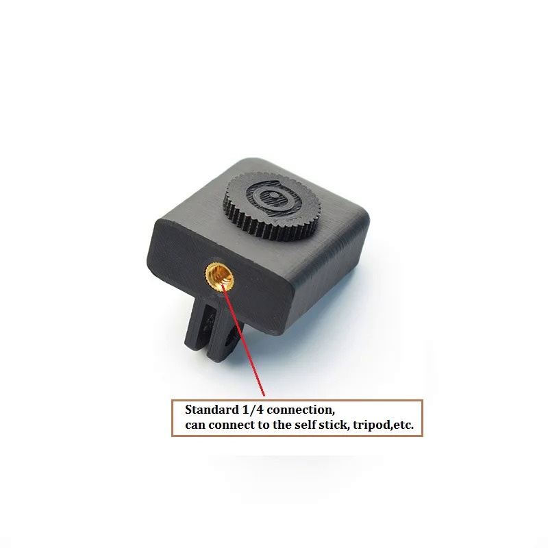 INSTA360 NANO S Adapter Base With Selfie stick GO PRO Connector Lens Cap for NANO S Non-original Accessories. 