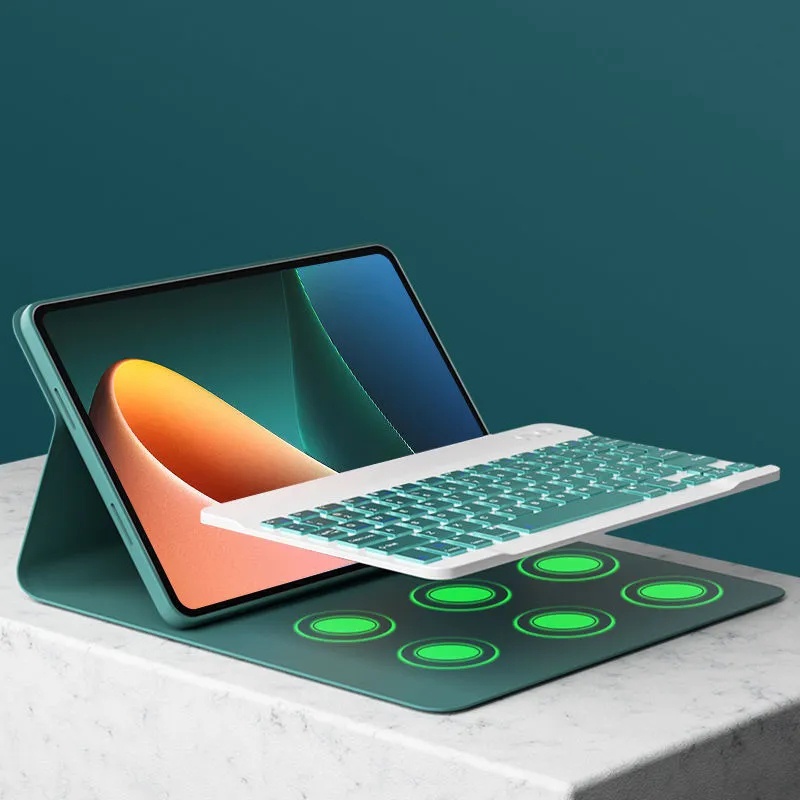 Keyboard Mouse for Honor Pad 8 12inch V8 Pro 12.1Inch Magnetic Keyboard Case Smart Folioi Stand Cover for Honor MagicPad 13. 