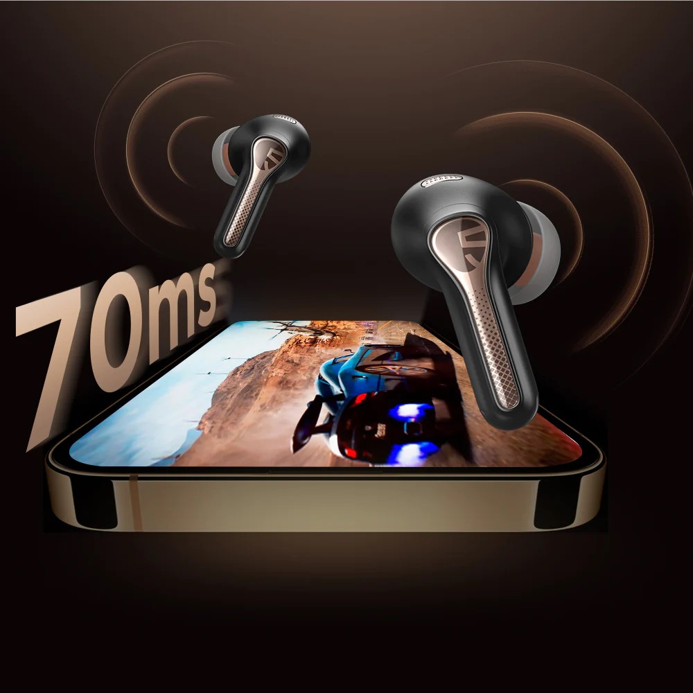 SoundPEATS Capsule3 Pro Wireless Earbuds with Hi-Res and LDAC, 43dB Hybrid Active Noise Cancelling Bluetooth 5.3 Earphones with 6 Mics for Calls, 52 Hours of Playtime, Transparency & Game Mode. 