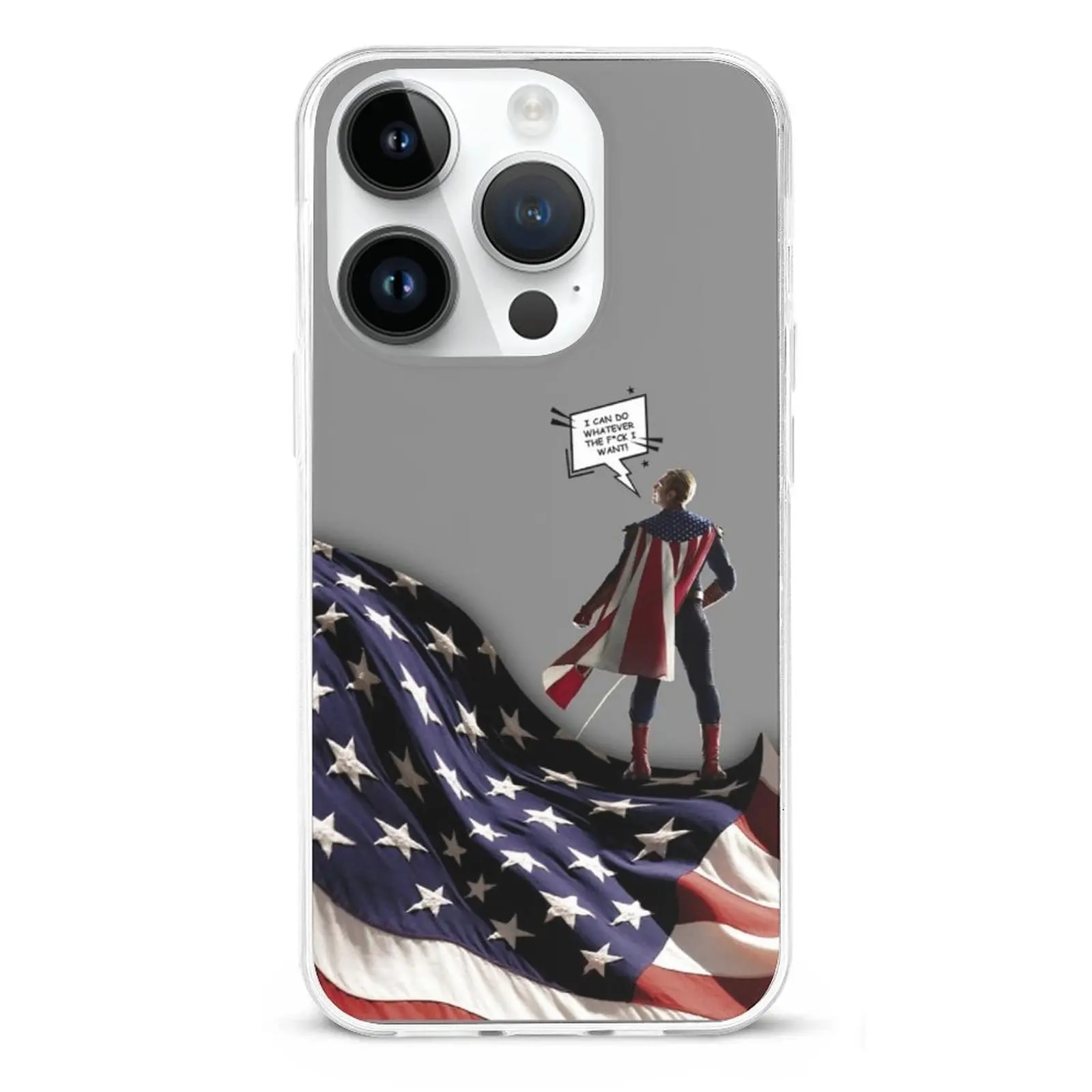 Homelander-I Can Do Whatever The F * I Want Mobile Phone Shell For Iphone 14 13 11 12 Pro Max Mini Xr 7 8 Plus Fiber Skin Case. 