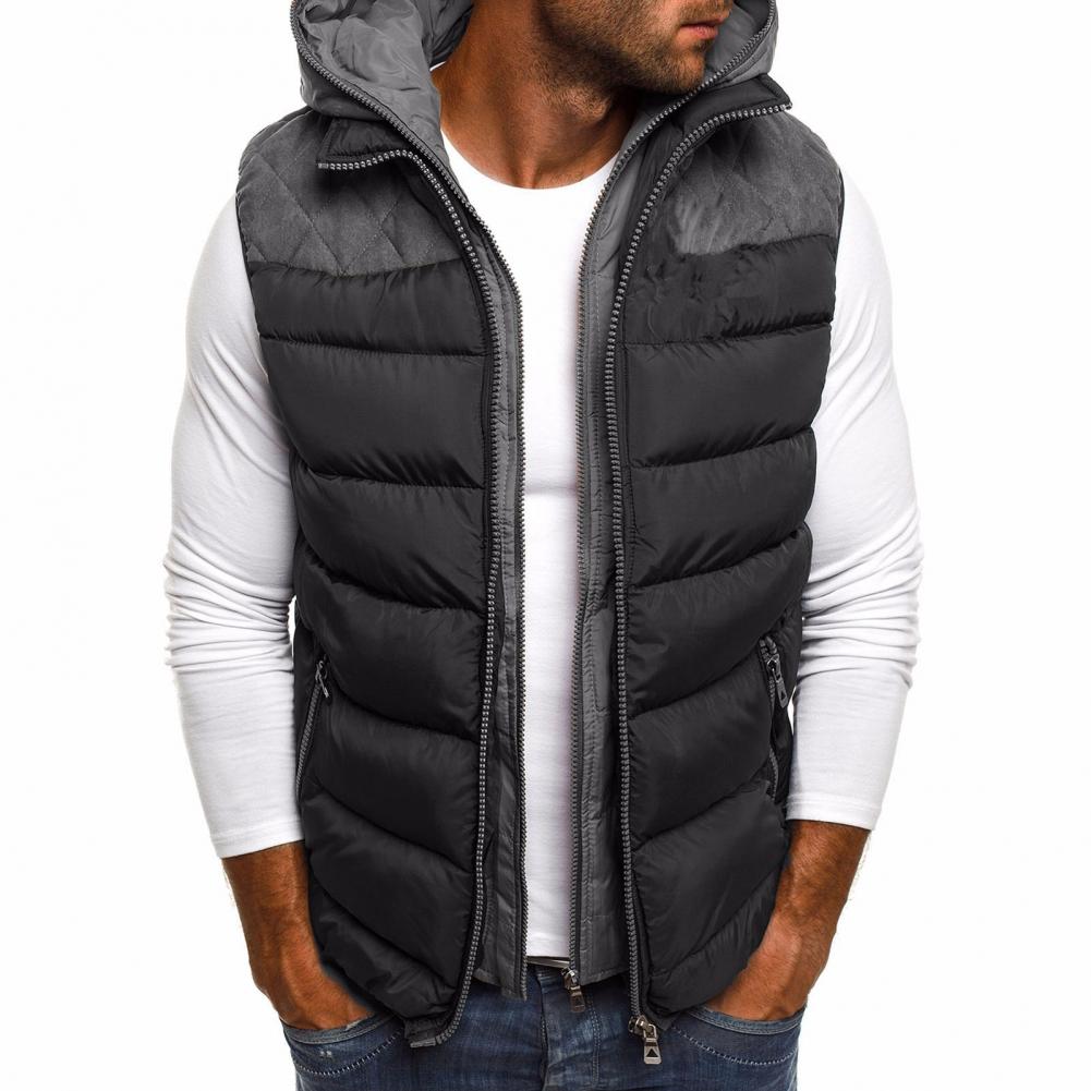 Vest jacket with on sale hood